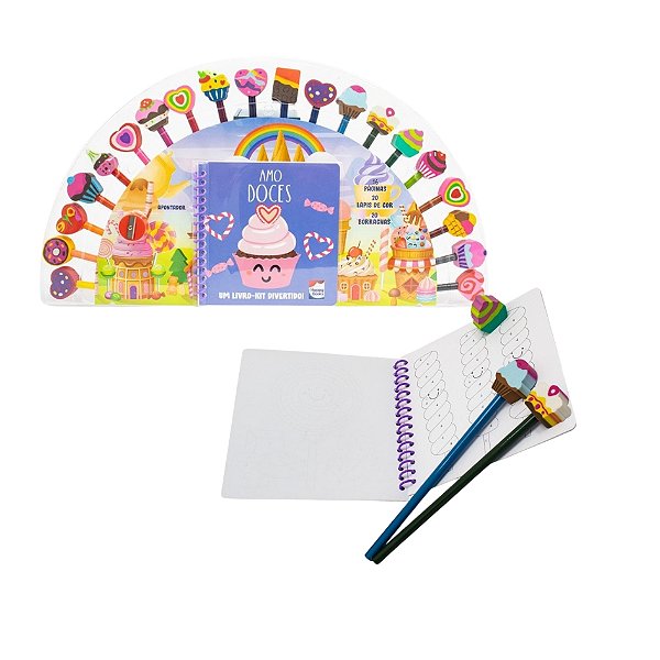 Um Livro Kit Divertido! Amo Doces - Happy Books