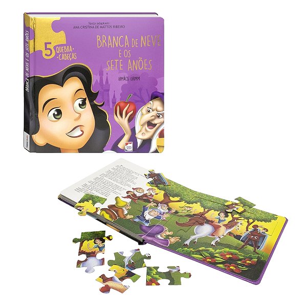 Clássicos em Quebra-Cabeças: Branca de Neve - Happy Books