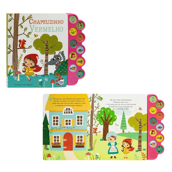 Livro Sonoro Encantos Sonoros Chapeuzinho Vermelho - Happy Books
