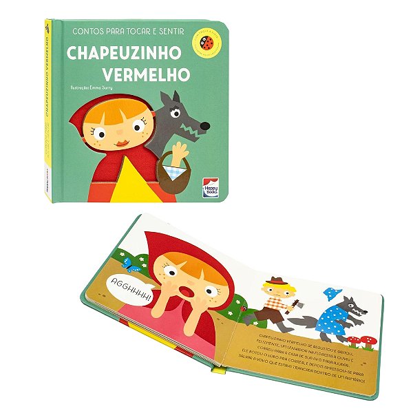 Contos Para Tocar e Sentir: Chapeuzinho Vermelho - Happy Books
