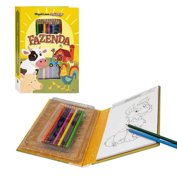 Megakit para Colorir: Fazenda - TodoLivro