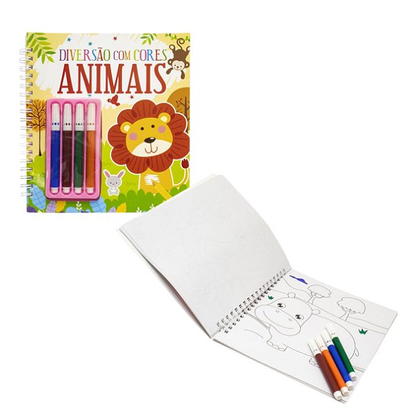 Diversão com Cores Animais - TodoLivro
