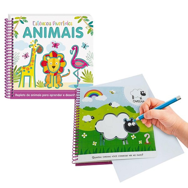 Estênceis Divertidos: Animais - TodoLivro