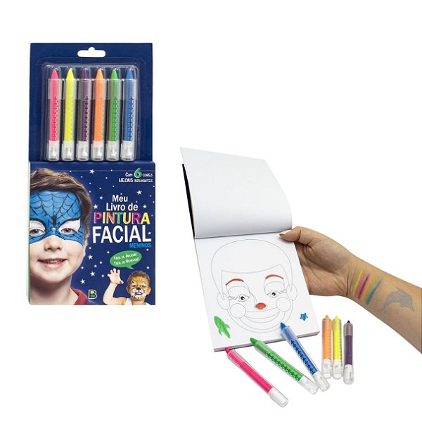 Meu Livro de Pintura Facial: Meninos - TodoLivro