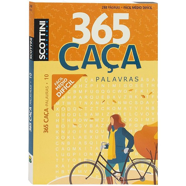 Scottini 365 Caça Palavras 288 Páginas - TodoLivro