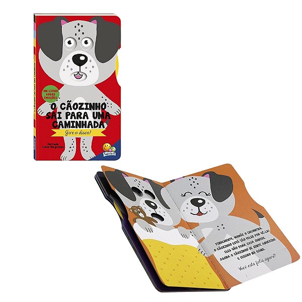 Gire o Disco! Emoções O Cãozinho Sai para uma Caminhada - TodoLivro