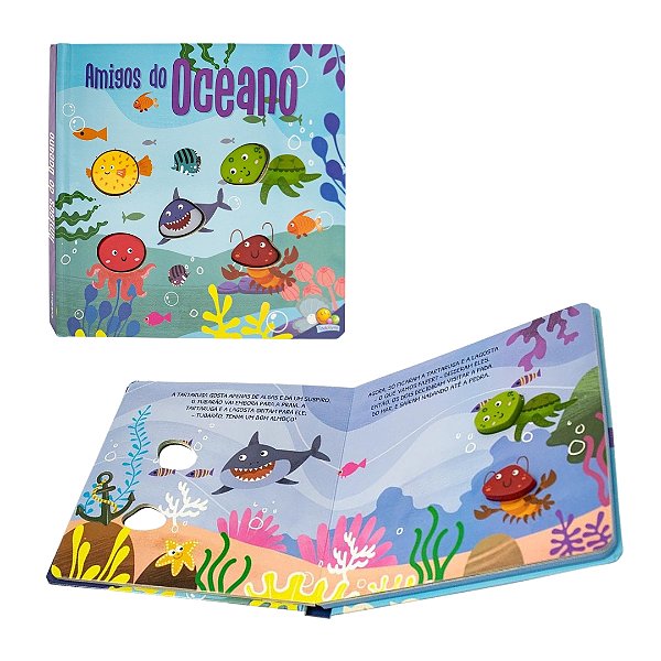Livro Sonoro Amigos Barulhentos: Amigos do Oceano - TodoLivro