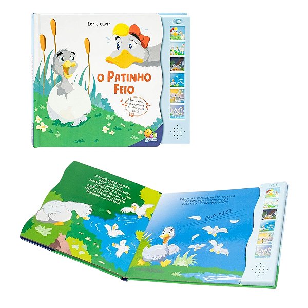 Livro Sonoro Ler e Ouvir: Patinho Feio - TodoLivro