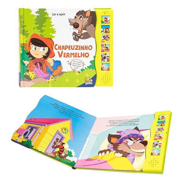 Livro Sonoro Ler e Ouvir: Chapeuzinho Vermelho - TodoLivro