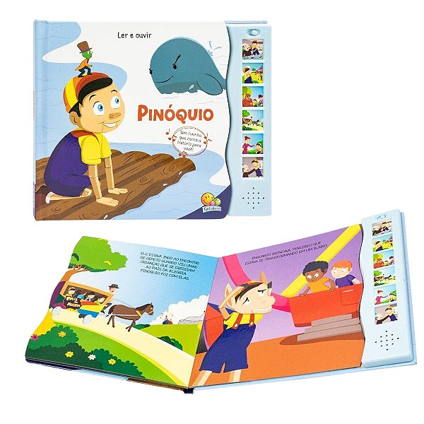 Livro Sonoro Ler e Ouvir: Pinóquio - TodoLivro