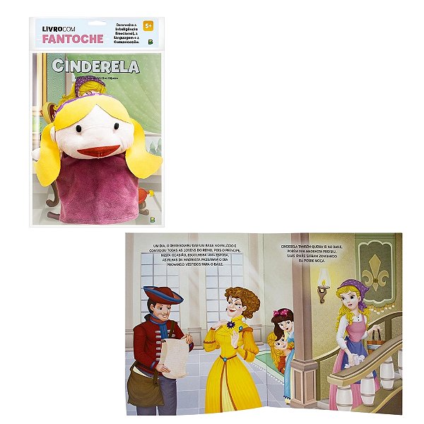Livro com Fantoche: Cinderela - TodoLivro