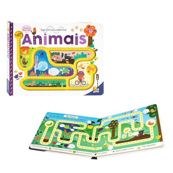 Livro Siga com Seus Dedinhos: Animais - TodoLivro