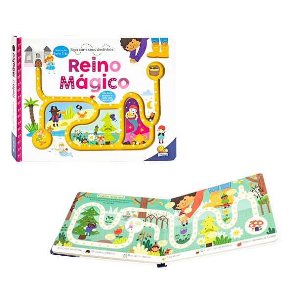 Livro Siga com Seus Dedinhos: Reino Mágico - TodoLivro