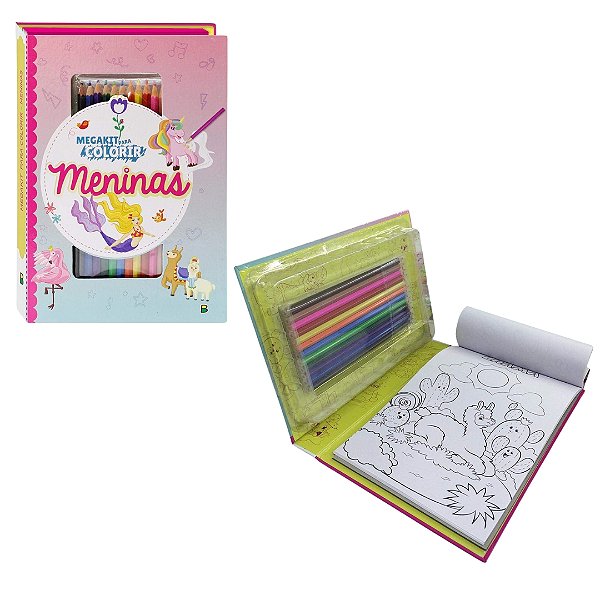 Megakit para Colorir: Meninas - TodoLivro
