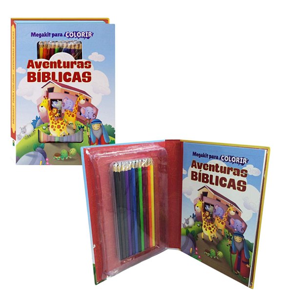 Megakit para Colorir: Aventuras Bíblicas - TodoLivro