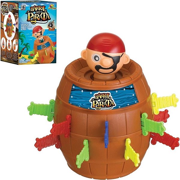 Jogo Barril do Pirata 18x13cm - Art Brink