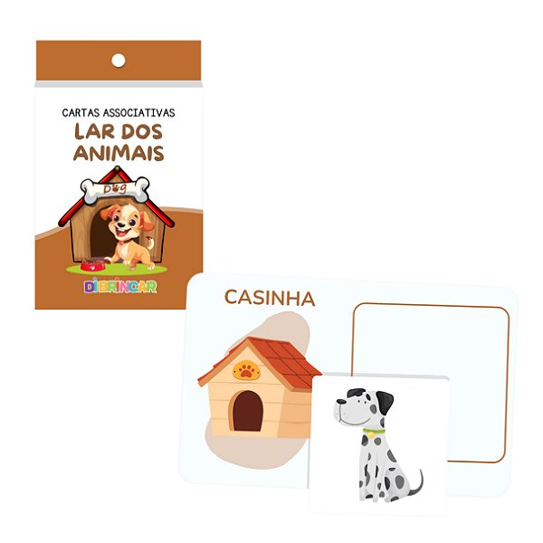 Cartas Associativas Lar dos Animais - DiBrincar