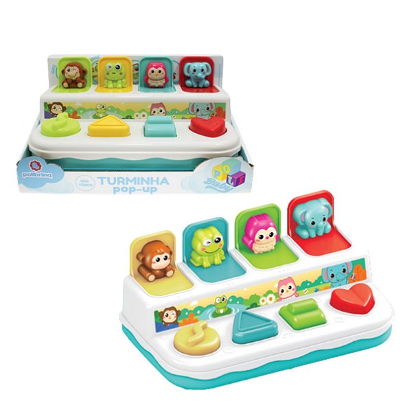 Turminha Pop-Up Animais - Polibrinq