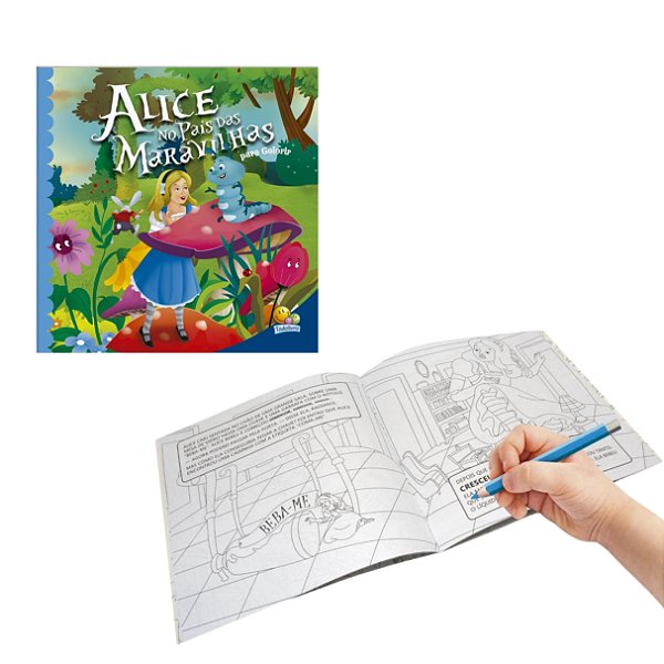 Contos Clássicos Para Colorir: Alice no País das Maravilhas - TodoLivro