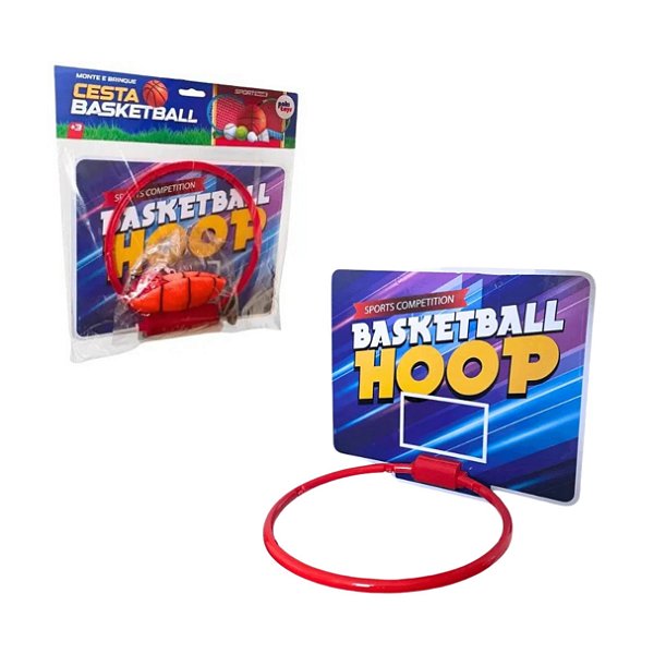 Cesta de Basquete Basketball - Pakitoys