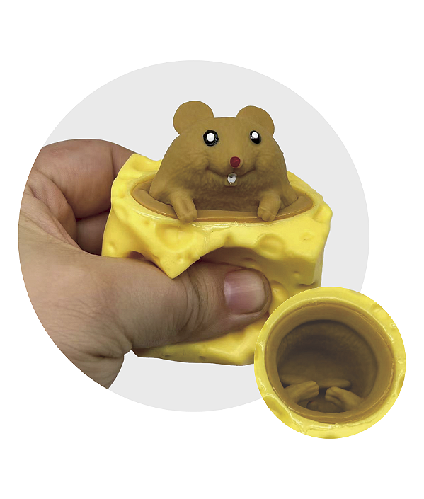 Pop It Cheezee Aperte o Queijinho Sensorial Sortido DQJ-605 - Fenix