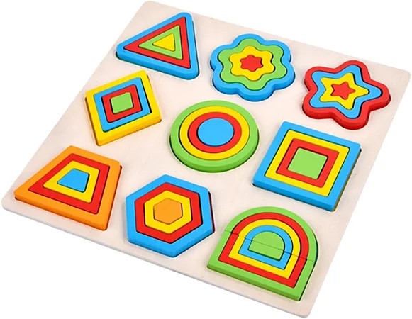 Encaixe Divertido Formas e Cores MDF - Toy Mix