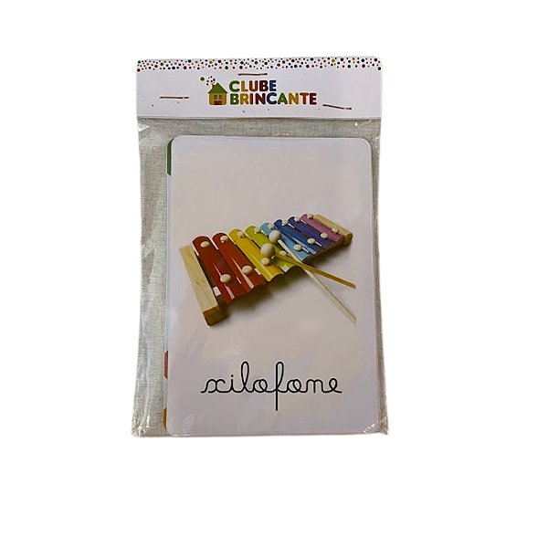 Flash Cards Instrumentos Musicais - Clube Brincante