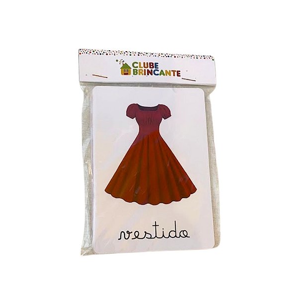 Flash Cards Vestuário - Clube Brincante