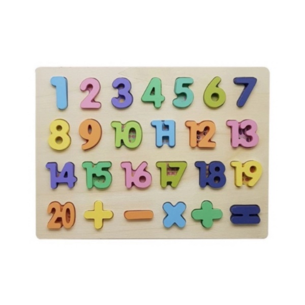 Encaixe Divertido Números MDF - Toy Mix
