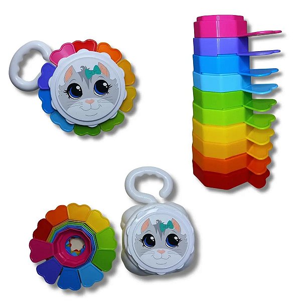 Empilha Baby Gatinho - MercoToys