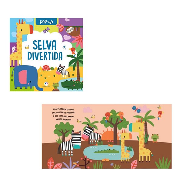 Livro Pop-Up Selva Divertida - Ciranda Cultural