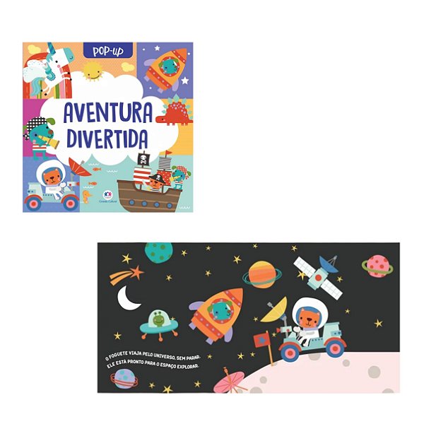 Livro Pop-Up Aventura Divertida - Ciranda Cultural