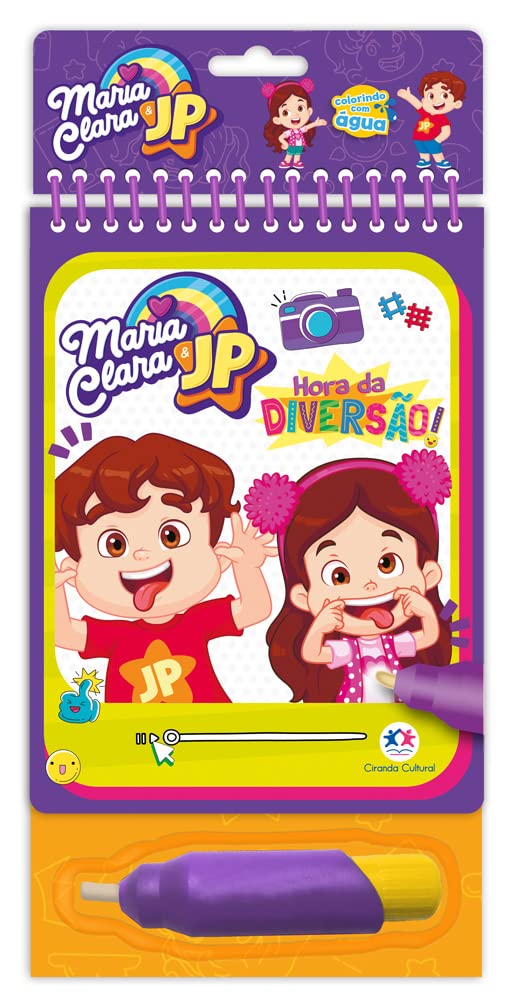 Livro Aquabook Maria Clara e JP Hora da Diversão - Ciranda Cultural