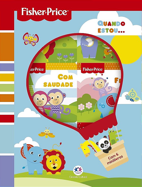 Livro Box com 6 Minilivros Fisher Price Quando Estou - Ciranda Cultural