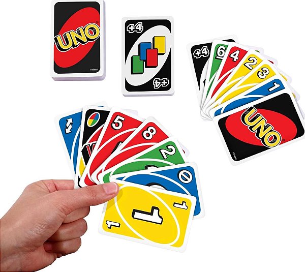 Jogo de Cartas UNO Original 112 Cartas W2085 - Mattel