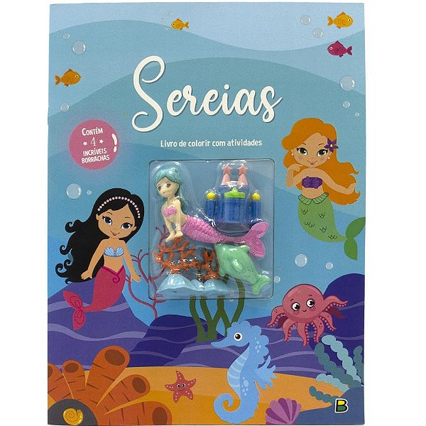 Aventuras com Borrachas Colorir e Atividades: Sereia - TodoLivro