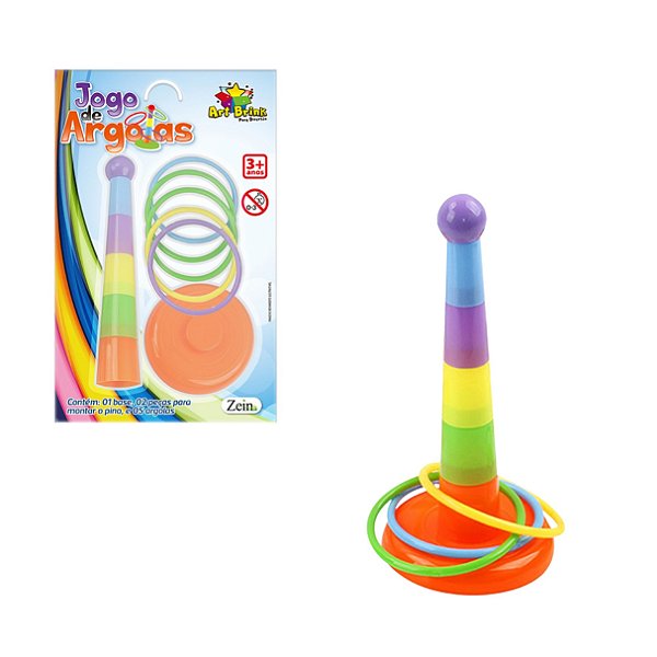 Jogo de Argolas 15 cm - Art Brink