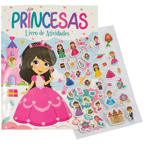 Adesivos Fofinhos Princesas 21x28cm 24 Páginas - TodoLivro