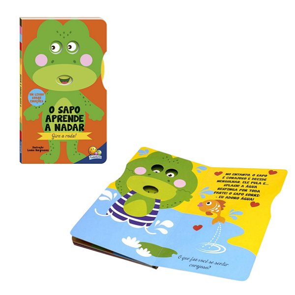 Gire o Disco! Emoções O Sapo Aprende a Nadar - TodoLivro