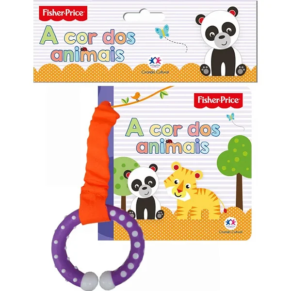 Livro Cartonado Fisher-Price: A Cor dos Animais - Ciranda Cultural