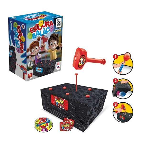 Jogo Estoura Balão - Pakitoys