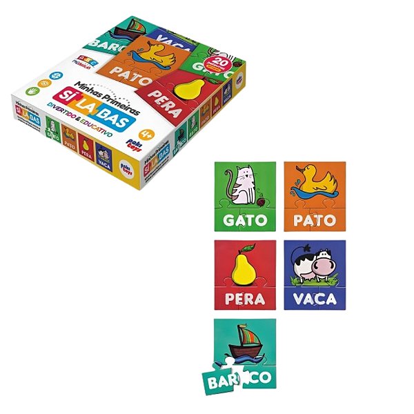 Minhas Primeiras Sílabas - Pakitoys