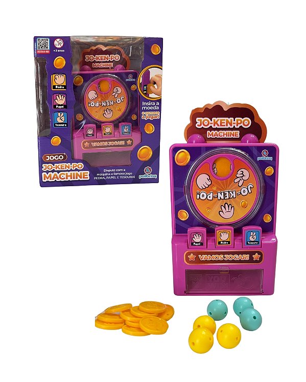 Jogo Jokenpo Machine - Polibrinq