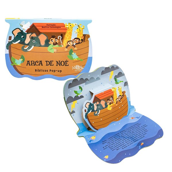 Livro Bíblico Pop-up: Arca de Noé - TodoLivro