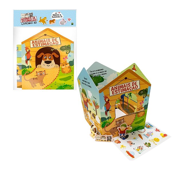 Livrinho 3D:  Animais de Estimação - TodoLivro