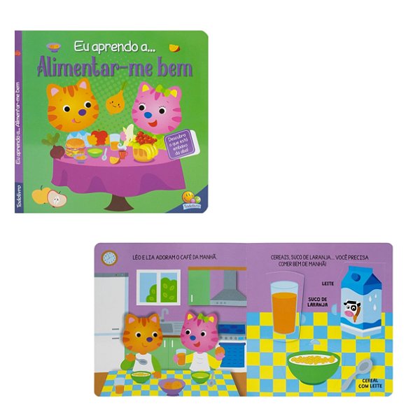 Livro Eu Aprendo a Alimentar-me Bem - TodoLivro