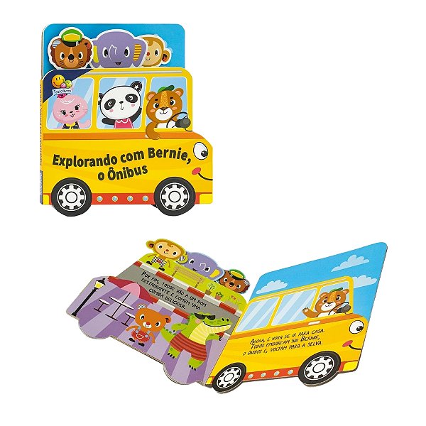 Livro Carriniho Passeando Pela Cidade: Explorando com Bernie, o Ônibus - TodoLivro