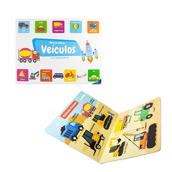 Livro Pad de Nomeação Meus Primeiros Veículos - TodoLivro