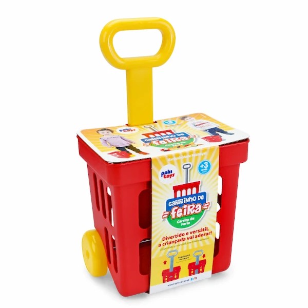 Carrinho de Feira com Regulagem de Altura - Pakitoys