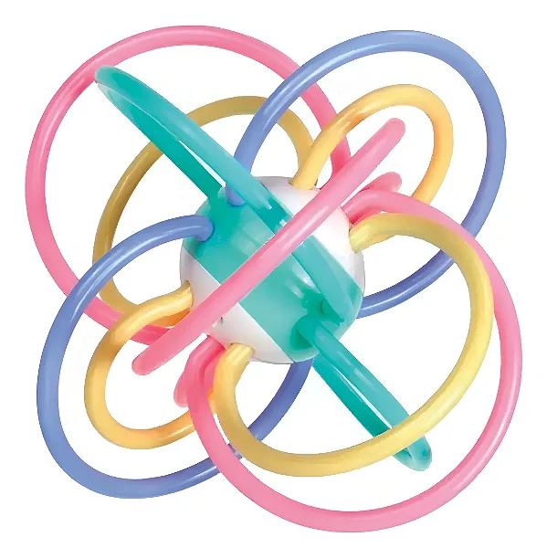 Mordedor Bolinha Manhattan de Silicone Sensorial Sortida - Toy Mix